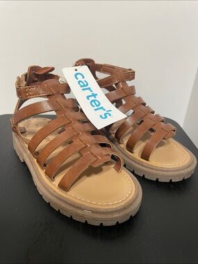 Carter's Tan/Brown Multi-Strap Gladiator Sandals